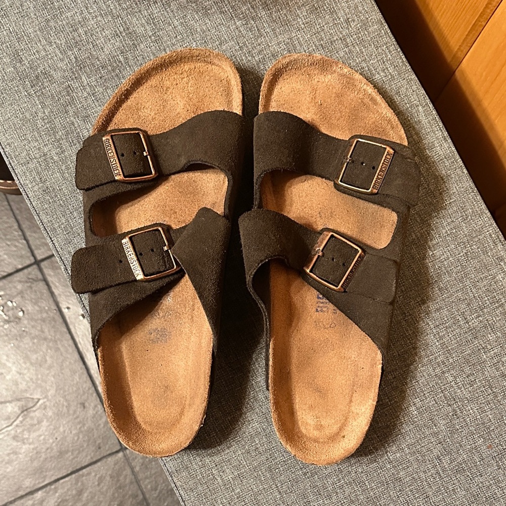 Birkenstock Brown Suede Sandals